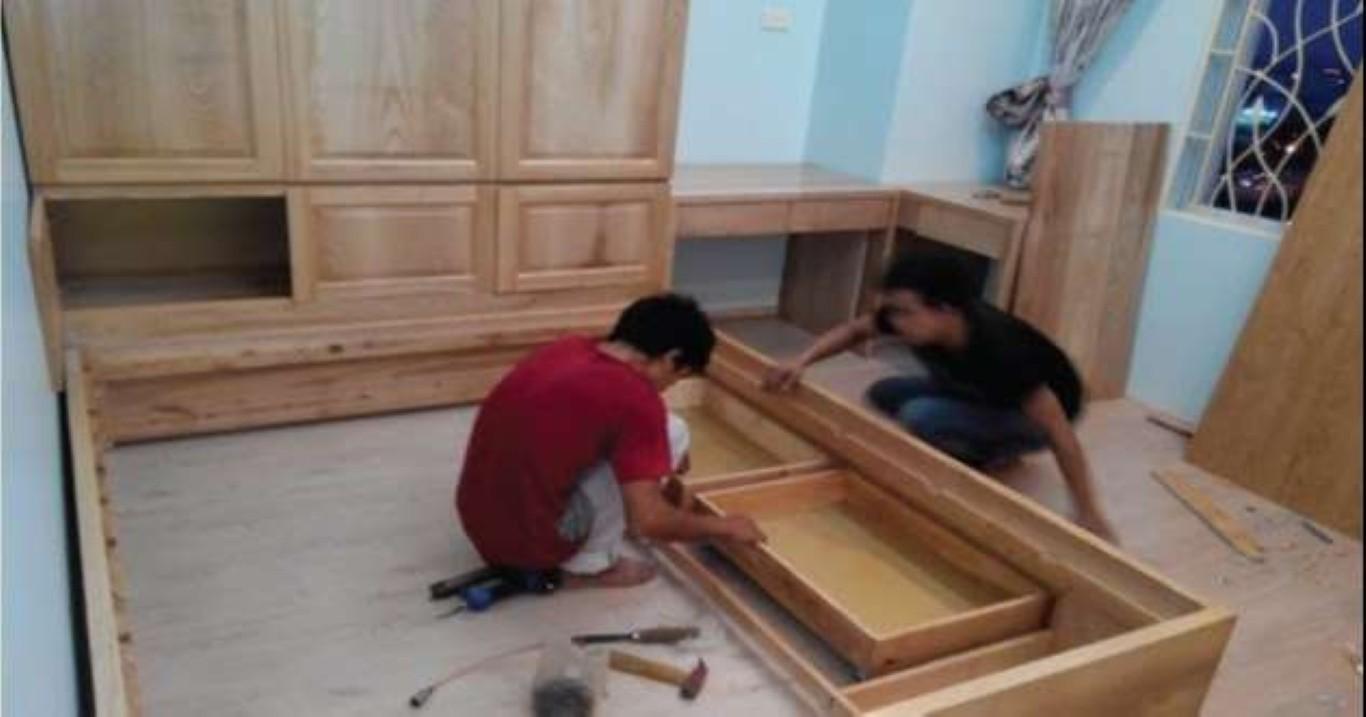 Phục hồi bề mặt và kết cấu nội thất gỗ bị hư hỏng