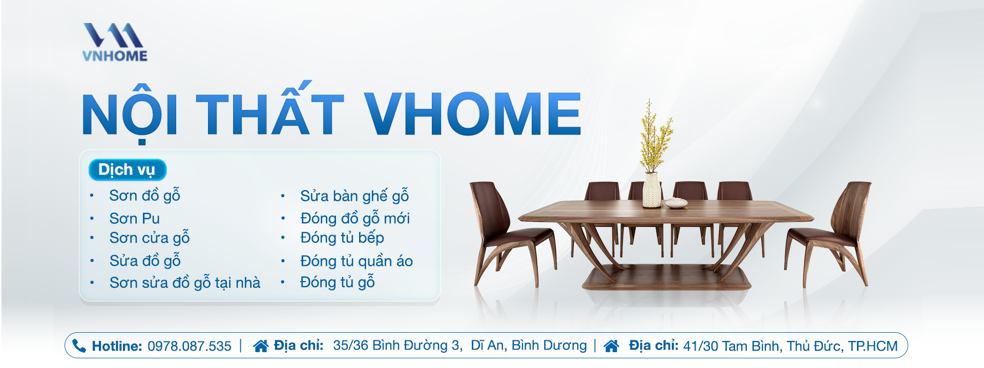 Xưởng Gỗ Nội Thất Nội Thất VNHome - Banner 1